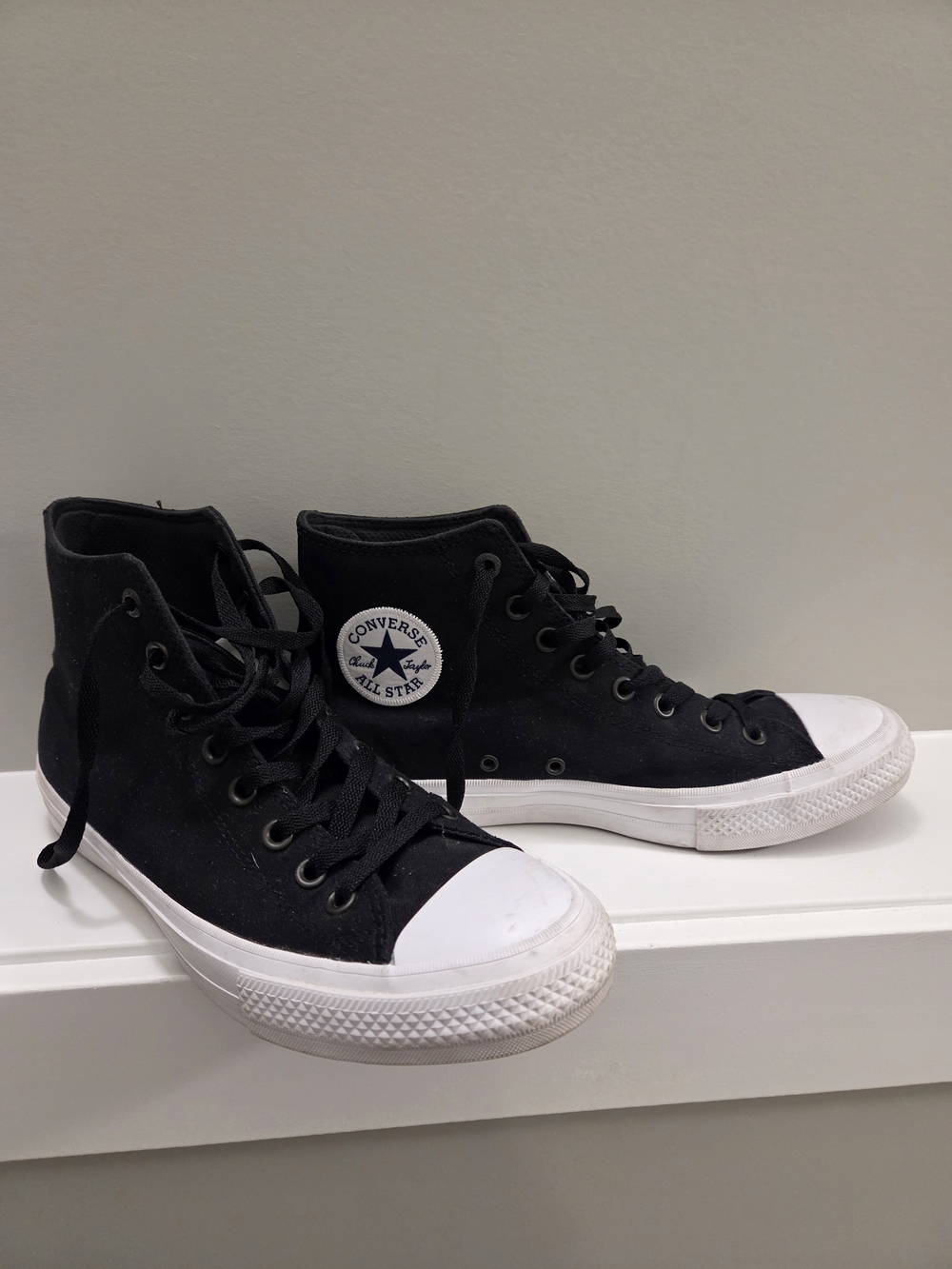 Converse All Star Black High Top Sneakers Mens 9.5